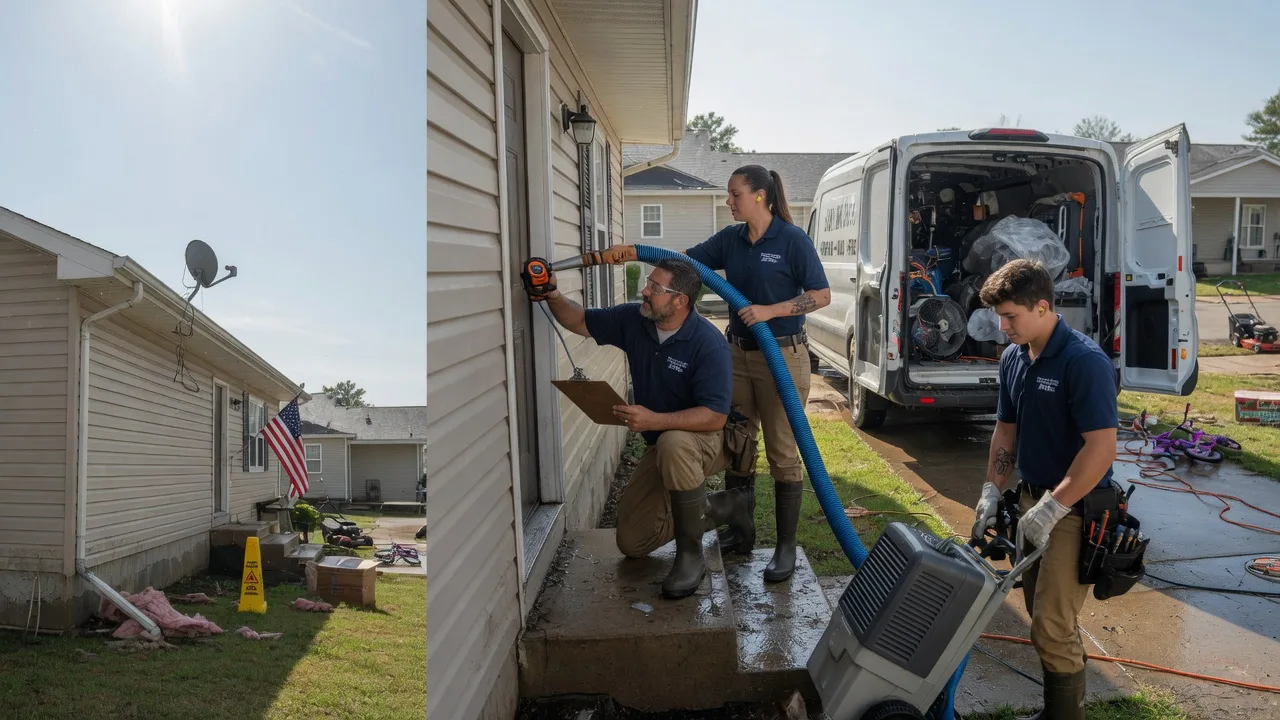Ceiling Water Damage Restoration in Burlington, ME near me